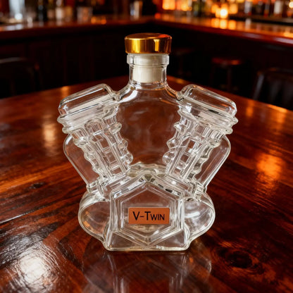 Motorcycle Engine Whiskey Decanter