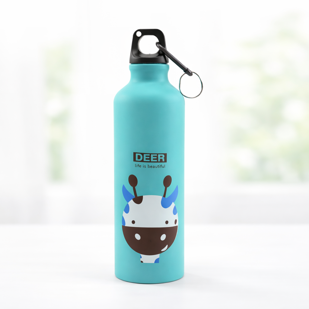 Kids Cartoon Aluminum Water Bottle