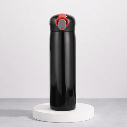 460ml Portable Stainless Steel Thermos Mug with Straw